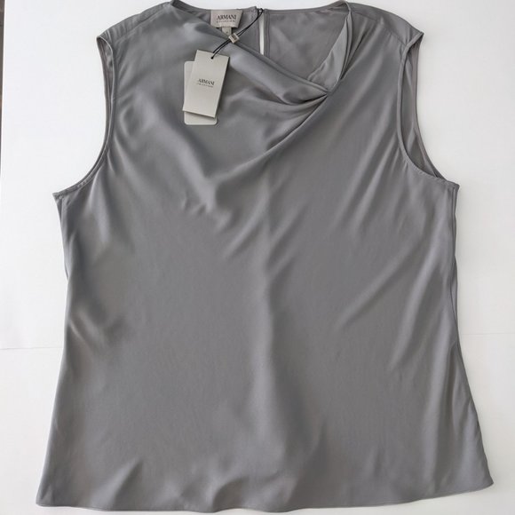 Armani Collezioni  Silk Sleeveless Blouse - Picture 2 of 10